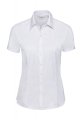 Dames Blouse korte mouw Russell R-963F-0 White